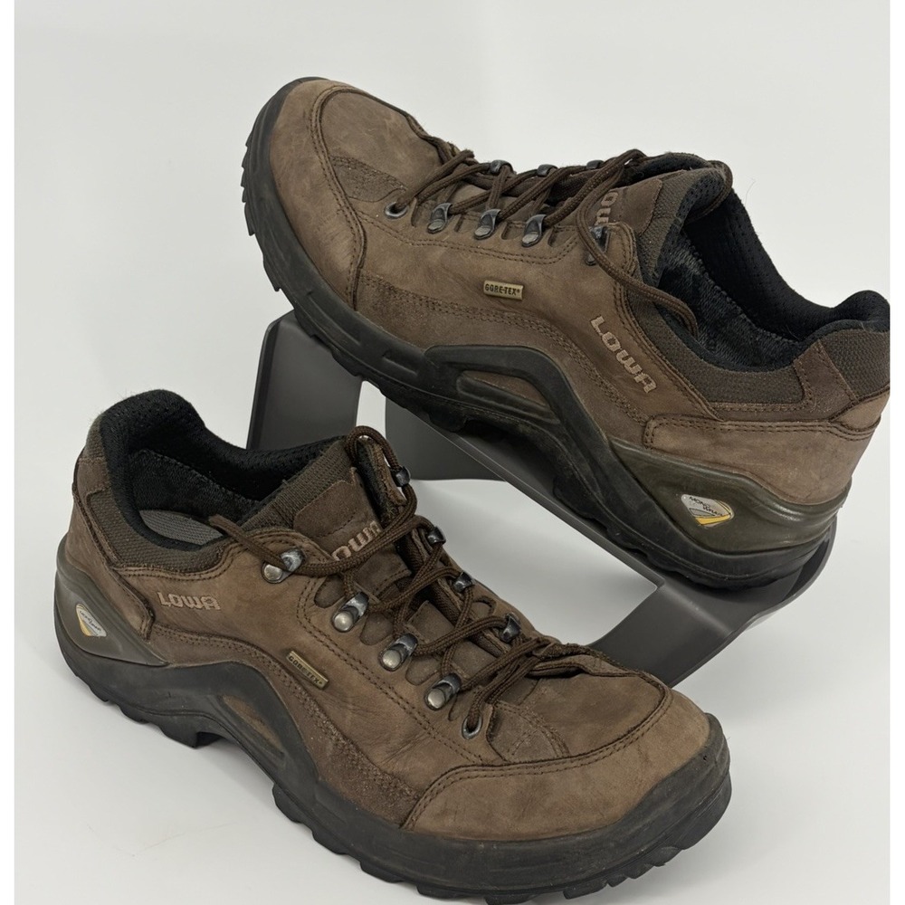 Lowa Hiking Shoes Men's Size 10.5 Renegade II GTX Low Vibram Goretex Leather
